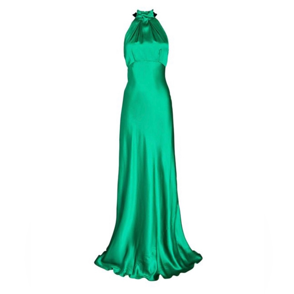 Saloni Michelle Silk Maxi Dress